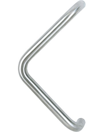 HOPPE Stoßgriff E5210, BA 350mm, Breite 159mm, L 380mm, Durchmesser 30mm, verdeckt verschraubt, edelstahl matt