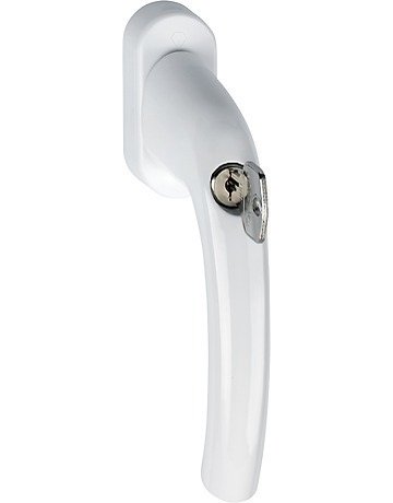 Fenstergriff abschliessbar 0710SU26 100NM, F9016 NAW, 32 - HOPPE