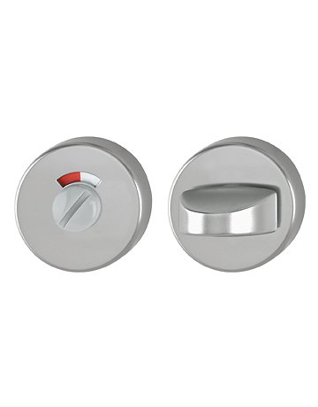 Schlüsselrosettenpaar 42KVS rund,WC/SS, 9mm,TS 37-42,F9 - HOPPE