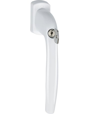 Fenstergriff PSK-0810S/U10 100NM abschliessbar ,eck,7/35,verkehrsw. - HOPPE