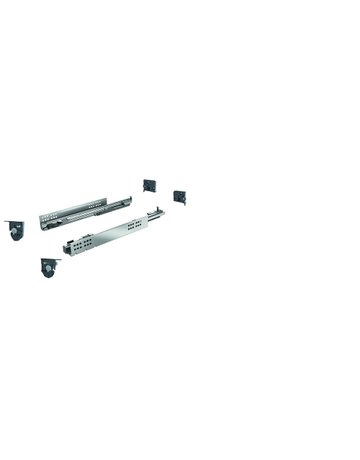 Vollauszug, Quadro 4D V6, 9181313, mit Silent System, 500mm, links und rechts - Hettich