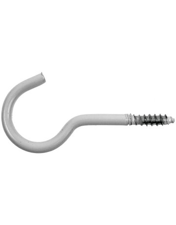 Waschseilhaken weiß beschichtet 65 mm - HSI