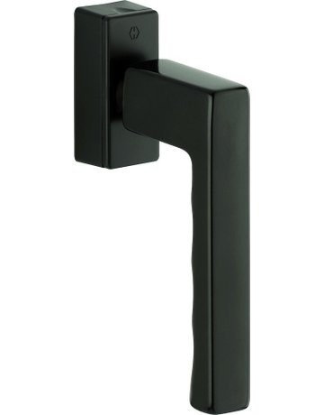 Drehkipp-Fenstergriff, Toulon 0737/UD9024, mit eckiger Rosette, Vierkant 7x 20-30, dunkelbraun seidenglänzend beschichtet - HOPPE
