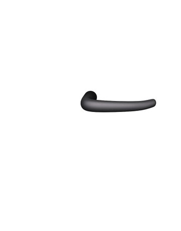 Drückerlochteil ASL® 10 1023 8mm,schwarz gestrahlt - FSB