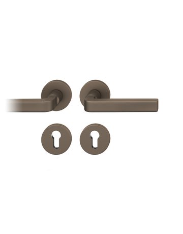 Drückergarnitur 12 1004 Rosette ,rd.,PZ,8,C33,TS39-58 - FSB