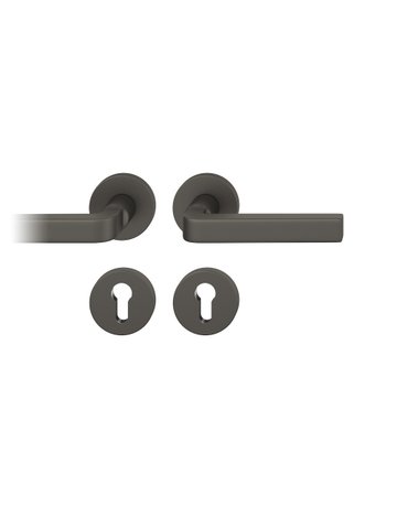 Drückergarnitur 12 1004 Rosette ,rd.,PZ,8,C34,TS39-58 - FSB