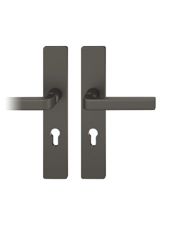 Drückergarnitur 12 1004 LS eck,PZ92/8,C34,TS 39-58 - FSB