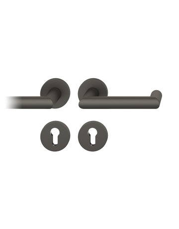 Drückergarnitur 12 1016 Rosette ,rd.,PZ,8,C34,TS39-58 - FSB