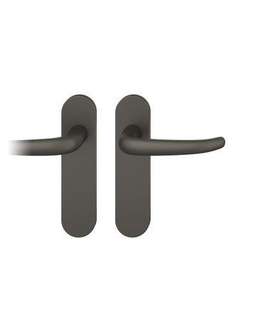 Drückergarnitur 12 1023 KS oval ,UG/8,C34,TS 39-58 - FSB