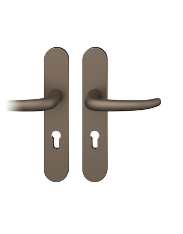 Drückergarnitur 12 1023 LS oval ,PZ92/8,C33,TS 39-58 - FSB