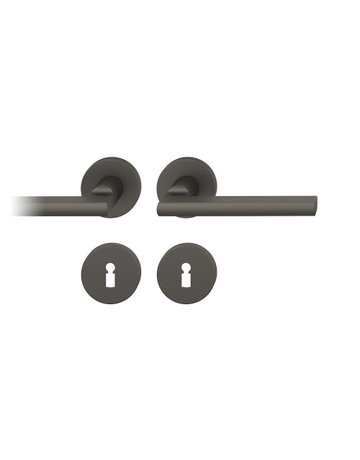 Drückergarnitur 12 1035 Rosette ,rd.,BB,8,C34,TS39-58 - FSB