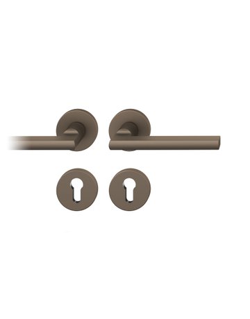 Drückergarnitur 12 1035 Rosette ,rd.,PZ,8,C33,TS39-58 - FSB
