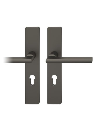 Drückergarnitur 12 1035 LS eck,PZ72/8,C34,TS 39-58 - FSB