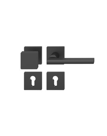 Wechselgarnitur 12 1035 Rosette eckig ,PZ,8,sw,TS39-58 - FSB