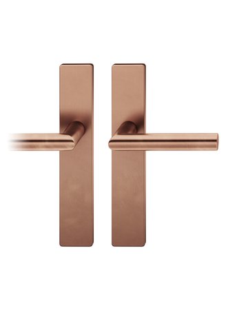 Drückergarnitur 12 1076 LS eck,UG/8,h-bronze,TS 39-58 - FSB