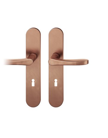 Drückergarnitur 12 1106 LS oval ,BB72/8,h-bronze,TS 39-58 - FSB