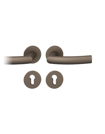 Drückergarnitur 12 1107 Rosette ,rd.,PZ,8,C33,TS39-58 - FSB