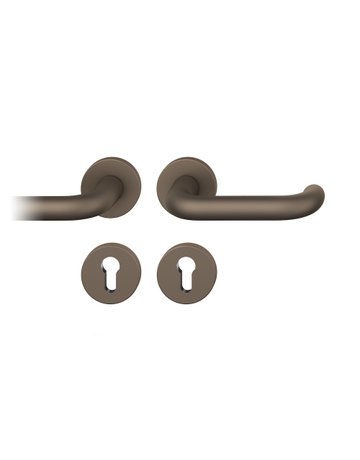 Drückergarnitur 12 1146 Rosette ,rd.,PZ,8,C33,TS39-58 - FSB