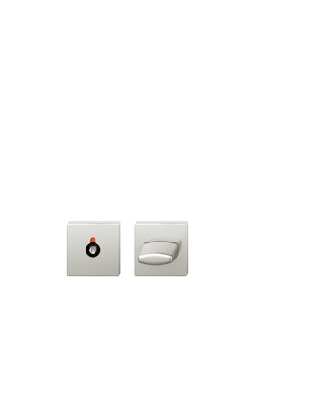 Schlüsselrosettenpaar ASL® 12 1704 eckig ,WC/SS, 7mm,TS 39-58,F1,m.Notenr. - FSB