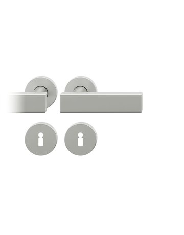 Drückergarnitur 12 1003 Rosette ,rd.,BB,8,F1,TS39-58 - FSB
