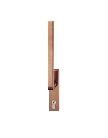Handhebel 34 1004 Stand.,auß.,PZ,eck,10,h-bronze - FSB
