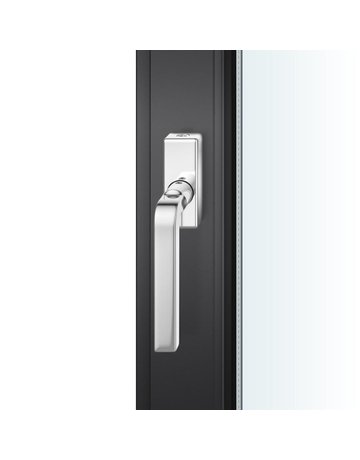 Fenstergriff 34 1004 abschliessbar ,eck,7/34,ER poliert - FSB