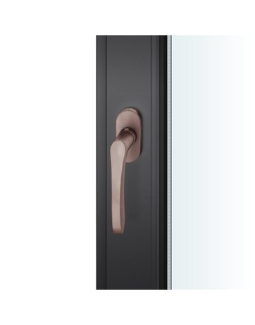 Fenstergriff 34 1106 Stand.,ov.,7/24-38,d-bronze - FSB