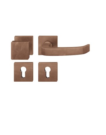 FS Wechselgarnitur 79 1164 Rosette eckig ,PZ,9,DL,h-bronze,TS39-48,AGL3 - FSB