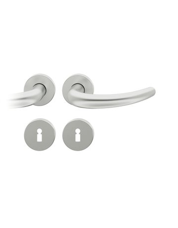 Drückergarnitur 12 1160 Rosette ,rd.,BB,8,ER,TS39-58 - FSB