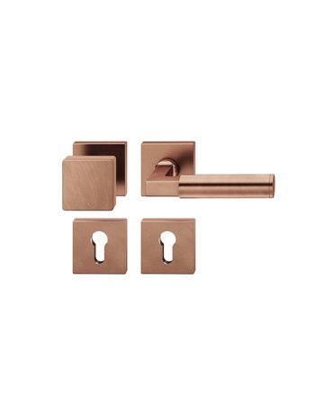 Wechselgarnitur 72 1102 Rosette eckig ,PZ,8,DL,h-bronze,TS39-48 - FSB
