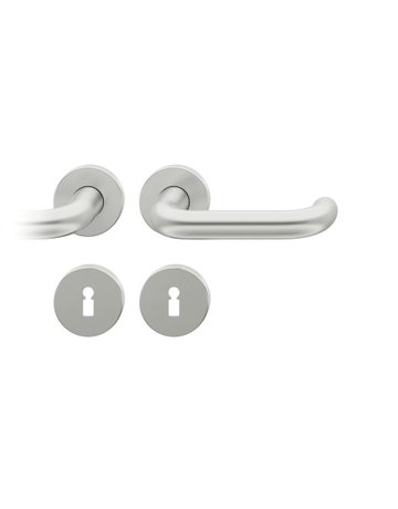 Drückergarnitur 72 1146 Rosette rund ,BB,8,DR,F1,TS39-48 - FSB