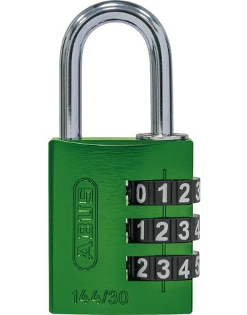 AV - Zahlen-Vorhangschloss 144/30 B/DFNLI, Aluminium, grün - ABUS