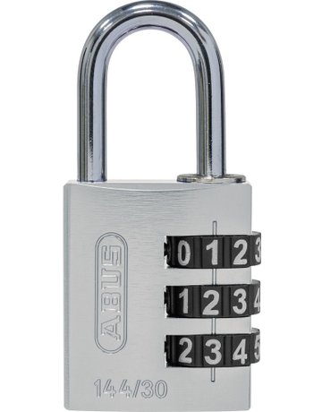AV - Zahlen-Vorhangschloss, Color Metal 144/30 B/DFNLI, Aluminium, farblich sortiert - ABUS