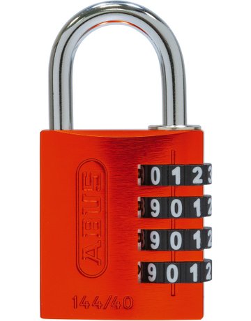 AV - Zahlen-Vorhangschloss 144/40 B/DFNLI, Aluminium, orange - ABUS