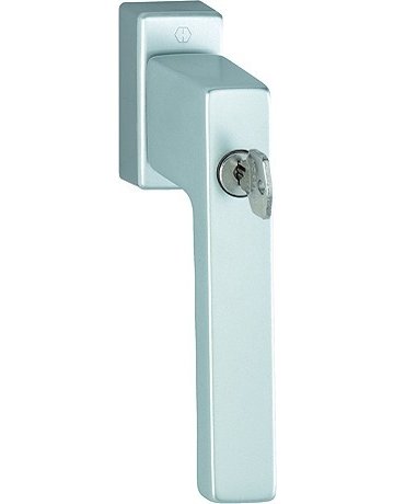 Drehkipp-Fenstergriff, abschließbar, Toulon 0737S/U947, TBT 4, DIN Links-Rechts, 7/43mm, naturfarbig - HOPPE