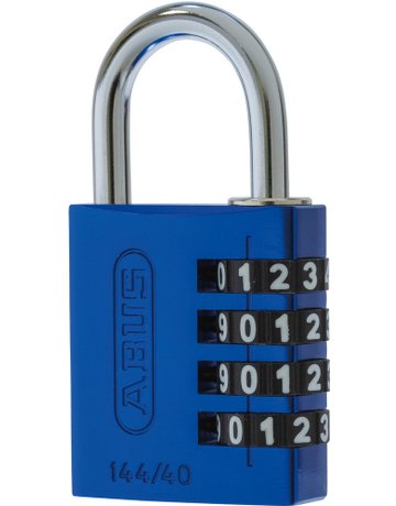 AV - Zahlen-Vorhangschloss 144/40 B/DFNLI, Aluminium, blau - ABUS