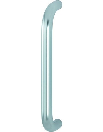 HOPPE Stoßgriff 5010, BA 350mm, L 380mm, Durchmesser 30mm, verdeckt verschraubt, naturfarben eloxiert