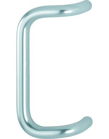 HOPPE Stoßgriff 5110, BA 300mm, Breite 155mm, L 330mm, Durchmesser 30mm, verdeckt verschraubt, naturfarben eloxiert