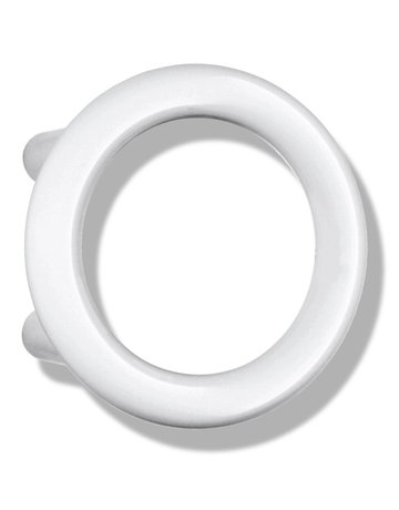 Stoßgriff 550KRLT BA 100,L 200, Ø30,reinweiß - Hewi