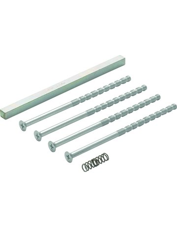 Fenster- Vierkantstift, 7x 100mm, KHGR/GR, für Fenstergriff, Eisen verzinkt - HOPPE
