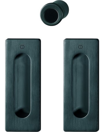 Muschelgriff Set 5 M464 116x44,UG,F96-1-R - HOPPE