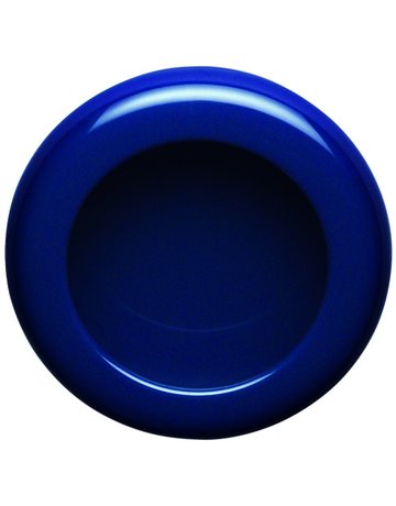 Möbel- Muschelgriff, 538.75ML, Durchmesser 75mm, Höhe 21mm, rund, stahlblau - Hewi
