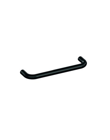 Möbel- Bügelgriff, 548.138, Durchmesser 10x 128mm, Höhe 35mm, tiefschwarz, durchgefärbt - Hewi