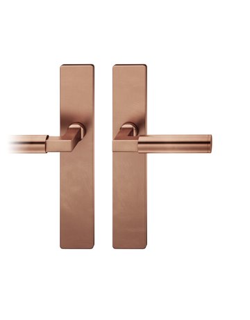 Drückergarnitur 12 1102 LS eck,UG/8,h-bronze,TS 39-58 - FSB