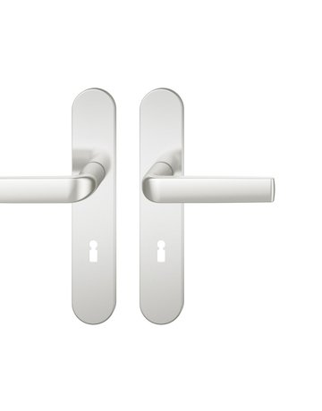 Drückergarnitur 12 1267 LS oval ,BB72/8,F1,TS 39-58 - FSB