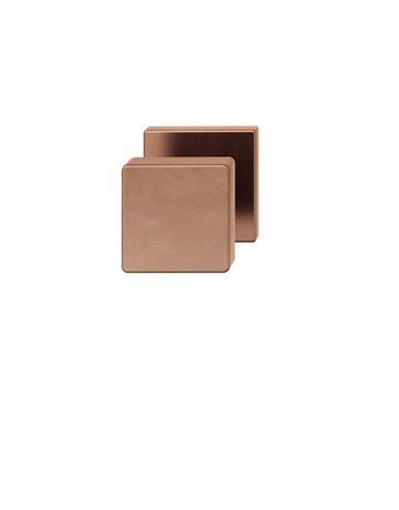 Knopf ASL 23 0811 Rosette eck,h-bronze - FSB