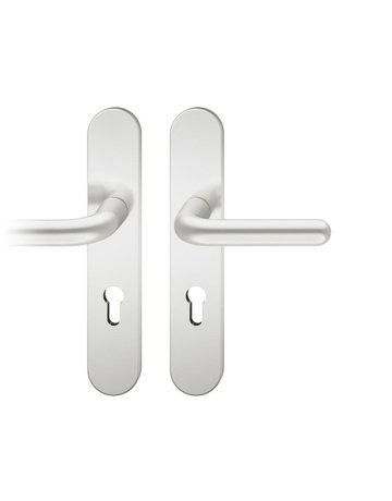 Drückergarnitur 72 1147 LS oval ,PZ72/8,DL,F1,TS 39-48 - FSB