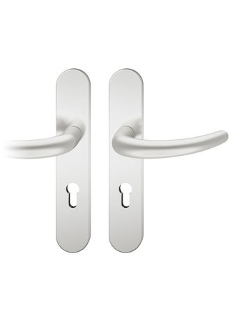 Drückergarnitur 72 1160 LS oval ,PZ72/8,DL,F1,TS 39-48 - FSB