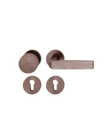 FS Wechselgarnitur 76 1267 Rosette rund ,PZ,9,DL,d-bronze,TS39-48 - FSB