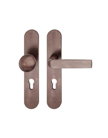 FS Wechselgarnitur 76 1267 LS eck,PZ72/9,DR,d-bronze,TS 39-48 - FSB